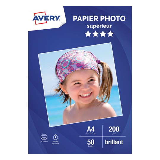 50 feuilles papier photo brillant supérieur C9434-50