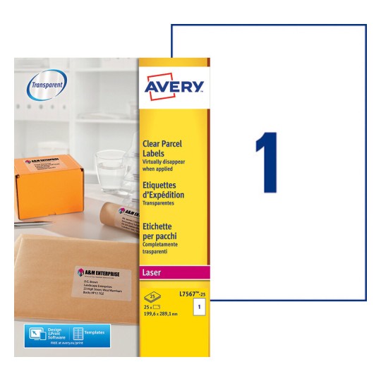 Etiquette adresse L7567-25 Contenu: 25 Etiquettes / 25 Feuilles