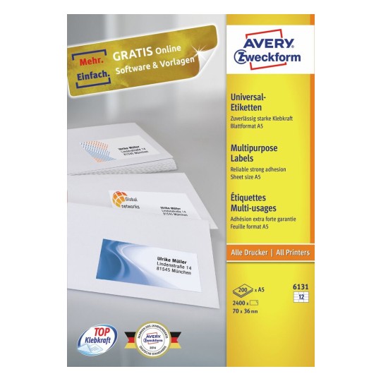 Etiquettes multi-usages 6131