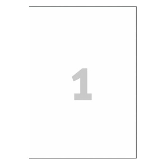 Etiquettes magnétiques J8867-5 210 x 297 mm