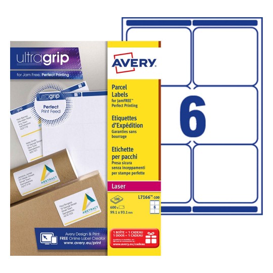 Etiquettes d'expédition J8166100 Avery