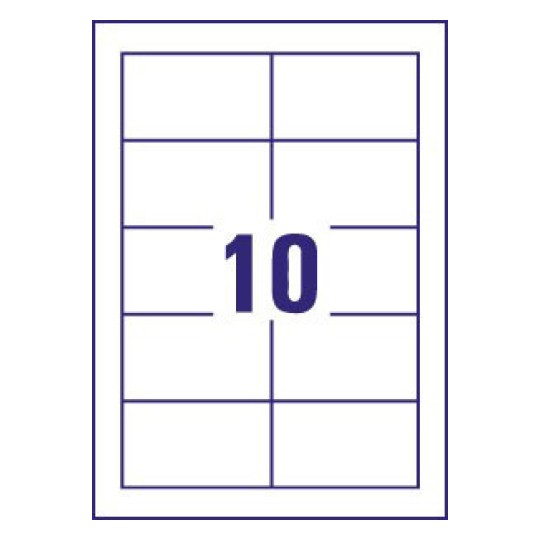Cartes de visite C32011-10 54 x 85 mm