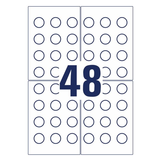 Pastilles calendrier infalsifiables L7805-10 Ø 20 mm