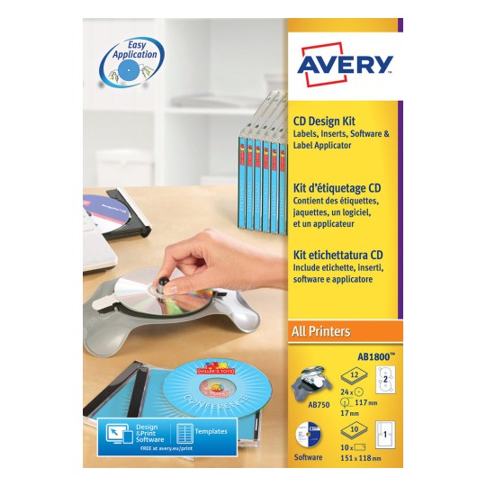 Kit de démarrage étiquetage CD AB1800