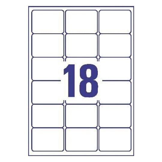 Etiquettes adresse J8161-10 63,5 x 46,6 mm