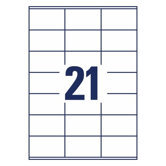 Etiquettes multi-usages 3481 70 x 41 mm