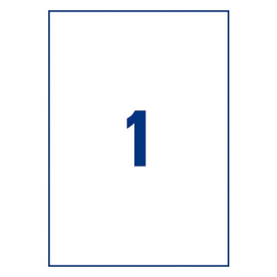 Etiquette adresse L7567-25 297 x 210 mm