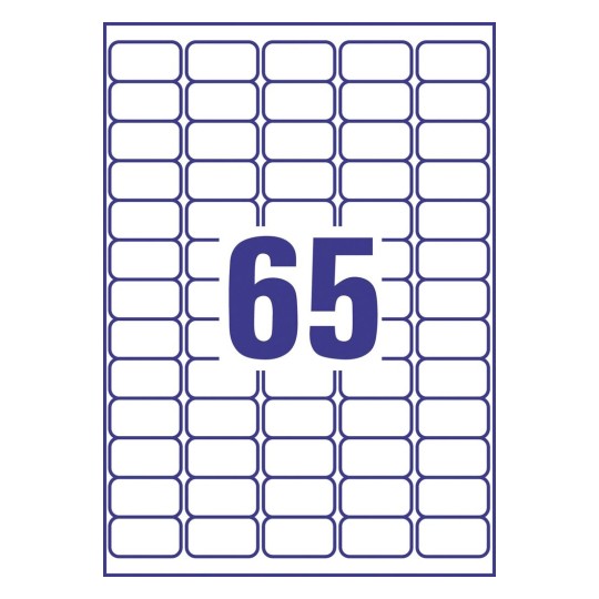 Etiquettes mini J8651-10 38,1 x 21,2 mm