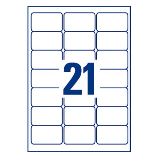 Etiquette adresse L7560-25 38,1 x 63,5 mm