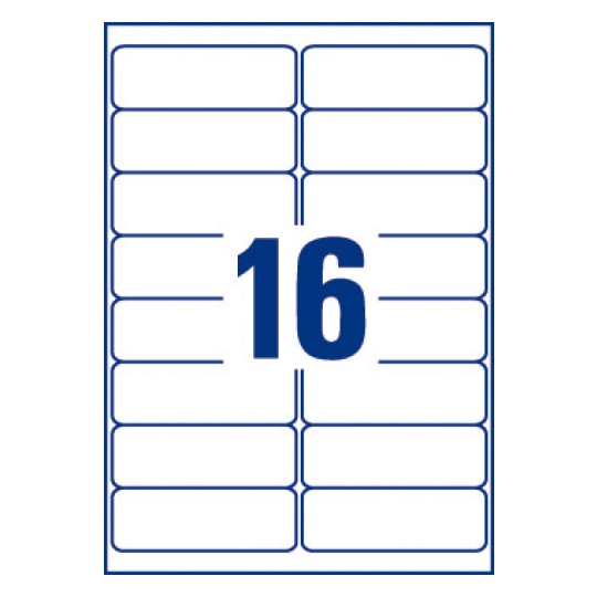 Etiquette adresse J8162-40 33,9 x 99,1 mm