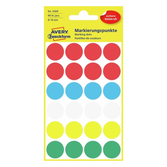 Pastilles de couleur 3089