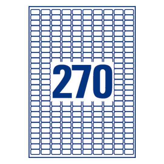 Etiquettes enlevables L4730REV-25 10 x 17,8 mm