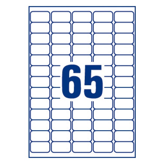 Etiquette mini L7551-25 21,2 x 38,1 mm