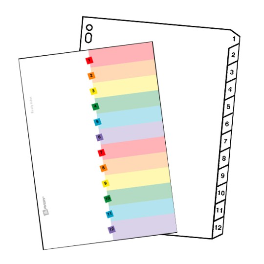 Intercalaires Ready Index™ 02001501 A4+