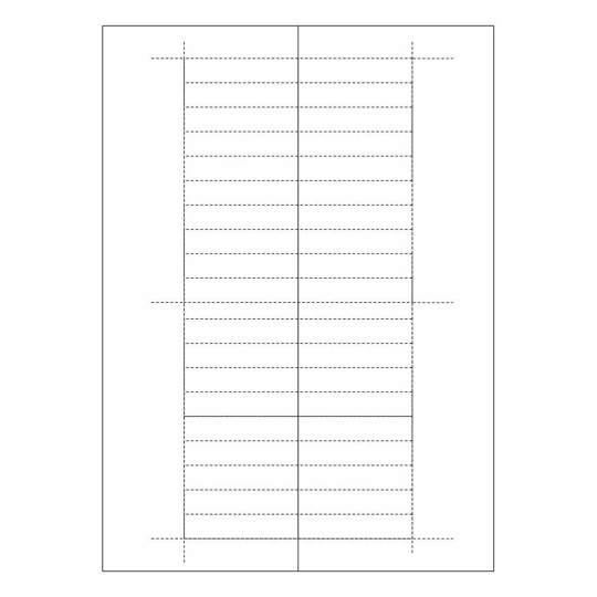 Intercalaires à onglets personnalisables 60400401 A4+