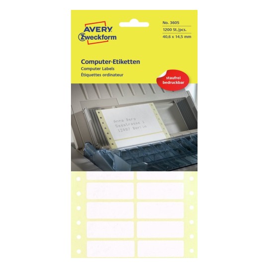 Etiquettes matricielles 3605