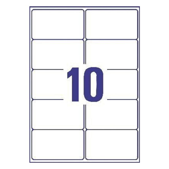 Etiquettes adresse J8173-10 99,1 x 57 mm