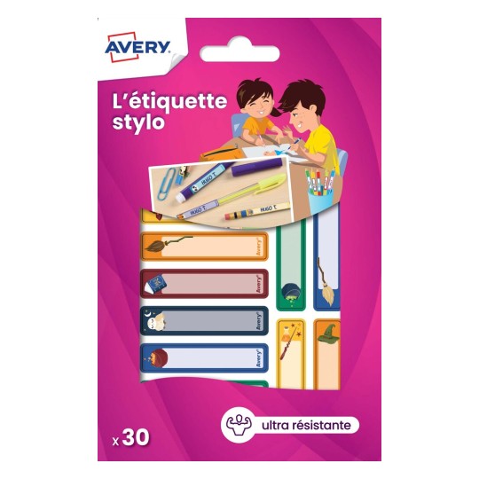 30 étiquettes stylos autocollantes motifs magie RESMI30HP