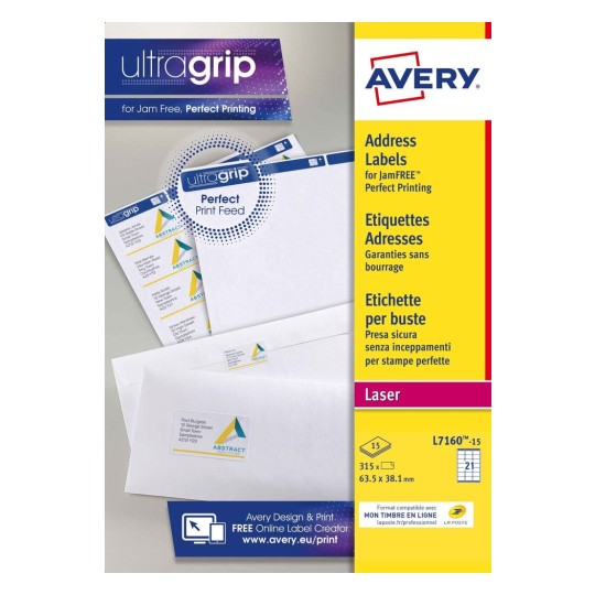 Etiquette adresse L7160-15