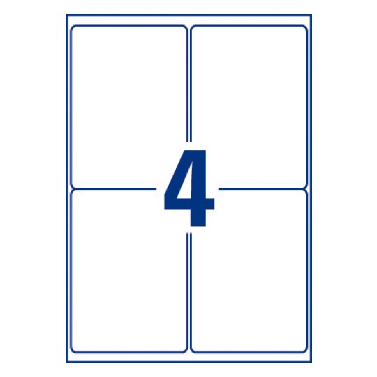 Etiquettes enlevables L4733REV-25 99,1 x 139 mm