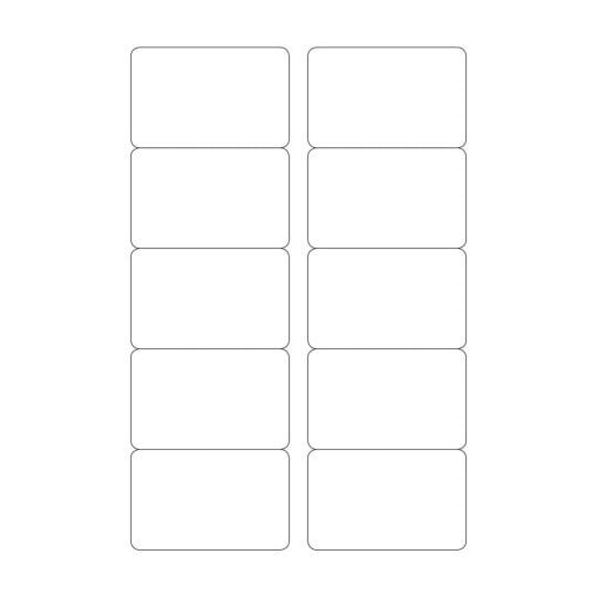 Cartes de visite C32025-25 54 x 85 mm