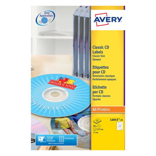 Etiquette CD L6043-25