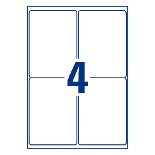 AVERY 40 Étiquettes Autocollantes Personnalisables Pour Bouteille - 90 X 120 Mm Jet D’Encre