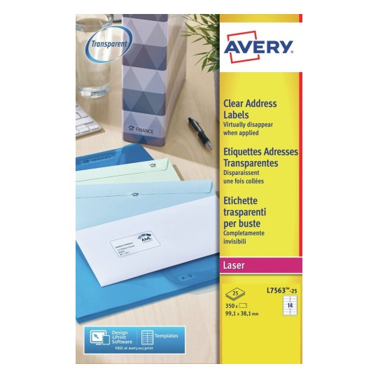 Etiquette adresse L7563-25