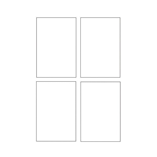 Cartes de correspondance C2318-25I 82 x 128 mm