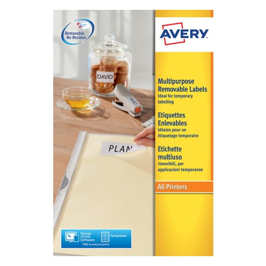 Etiquettes enlevables L4736REV-25
