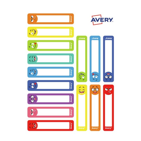 30 étiquettes stylos autocollantes motifs smileys RESMI30S
