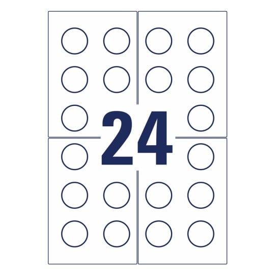 Pastilles calendrier infalsifiables L7806-10 Ø 30 mm