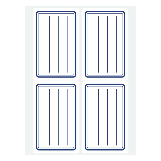 Etiquettes en sachets SCOL1 36 x 56 mm