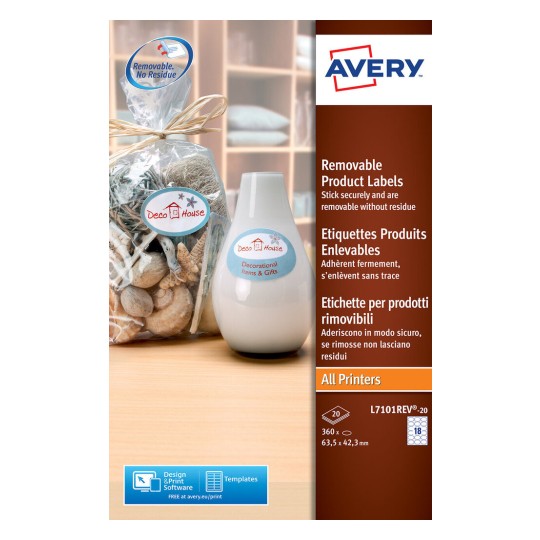 Etiquette produit L7101REV-20
