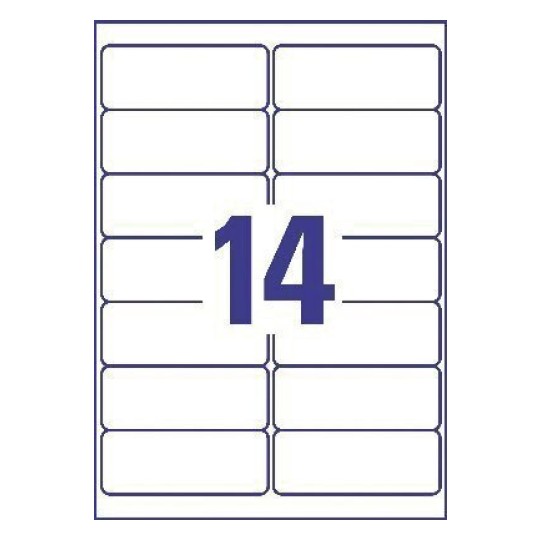 Etiquettes adresse J8165-10 99,1 x 67,7 mm