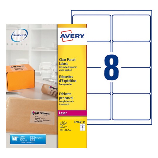Etiquette adresse L7565-25 Contenu: 200 Etiquettes / 25 Feuilles