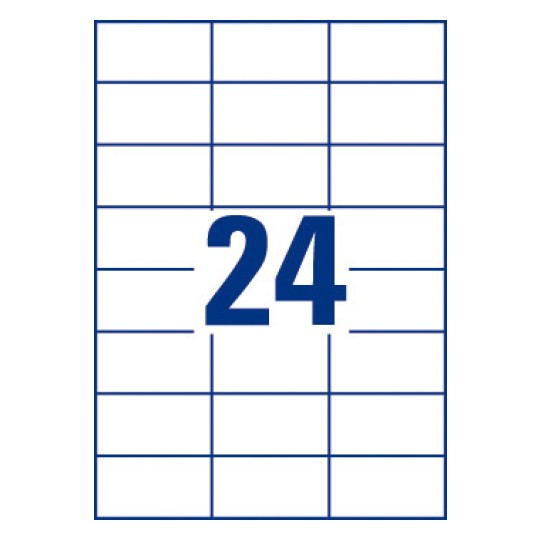 Etiquette multi-usages 3474-100 37 x 70 mm