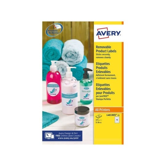 Etiquettes amovibles L4853REV-25