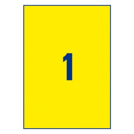 Etiquette ultra-résistante L6111-20 210 x 297 mm