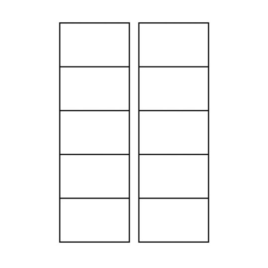 Cartes de visite C32016-25 54 x 85 mm