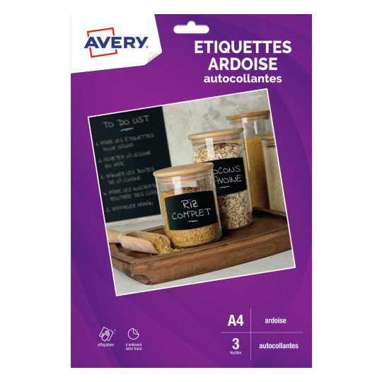 3 feuilles autocollantes ardoise C9410A-3