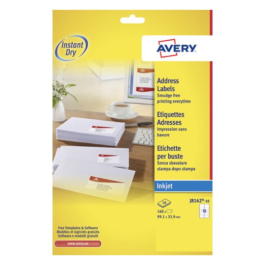Etiquettes adresse J8162-10