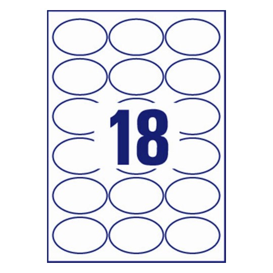 Etiquette produit J8102-10 63,5 x 42,3 mm