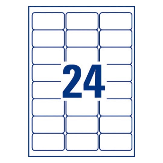 Etiquette ultra-résistante L4773-20 33,9 x 63,5 mm