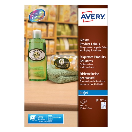 Etiquette produit J8102-10