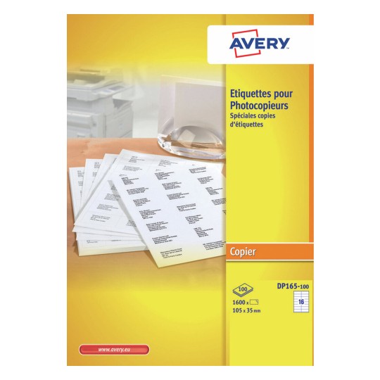 Etiquettes copieurs DP165-100
