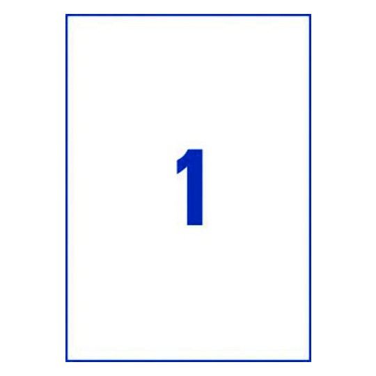Etiquettes multi-usages
210 x 297 mm