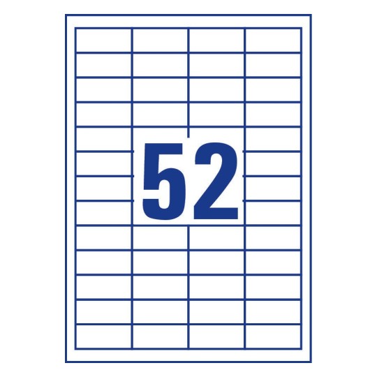 52 Etiquettes multi-usages