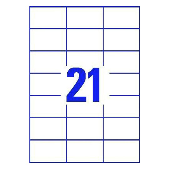 Etiquettes multi-usages
70 x 42,3 mm