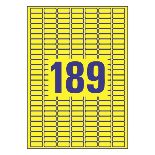 189 Etiquettes mini